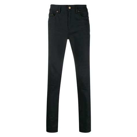 ysl jeans herren schwarz